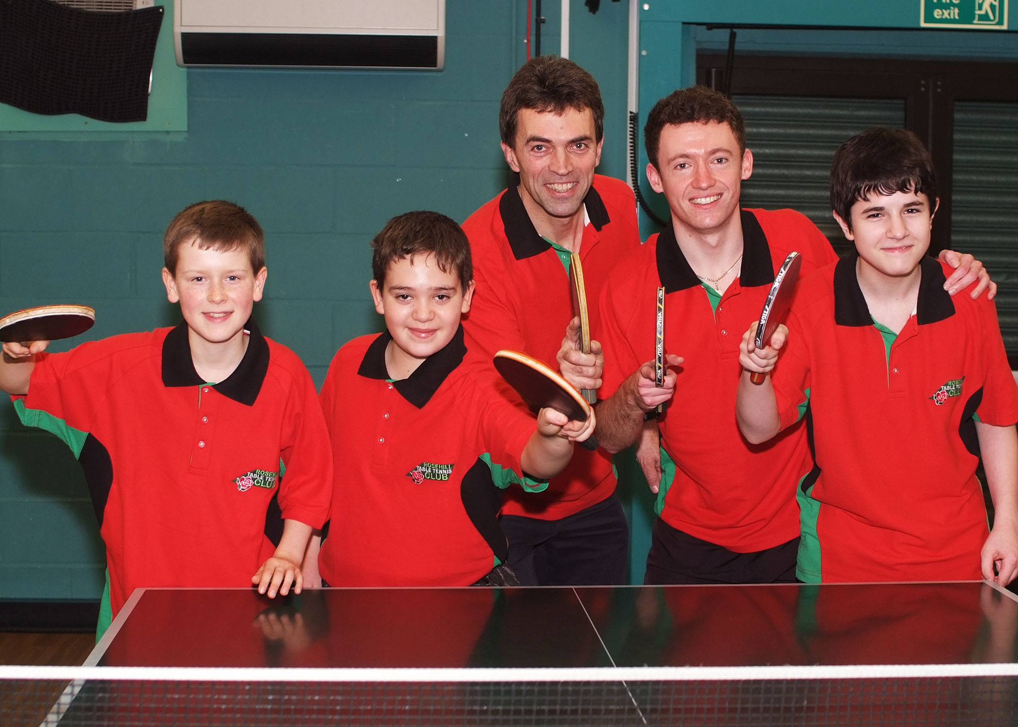 Image of MP Tom Blake at Rosehill Table Tennis Club Sutton